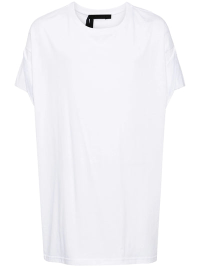 Draped-Detail Cotton T-Shirt