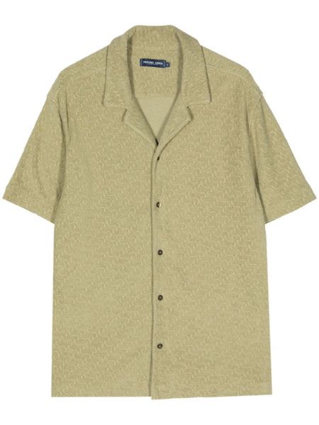 Roberto Copacabana-Jacquard Terry Cotton Shirt