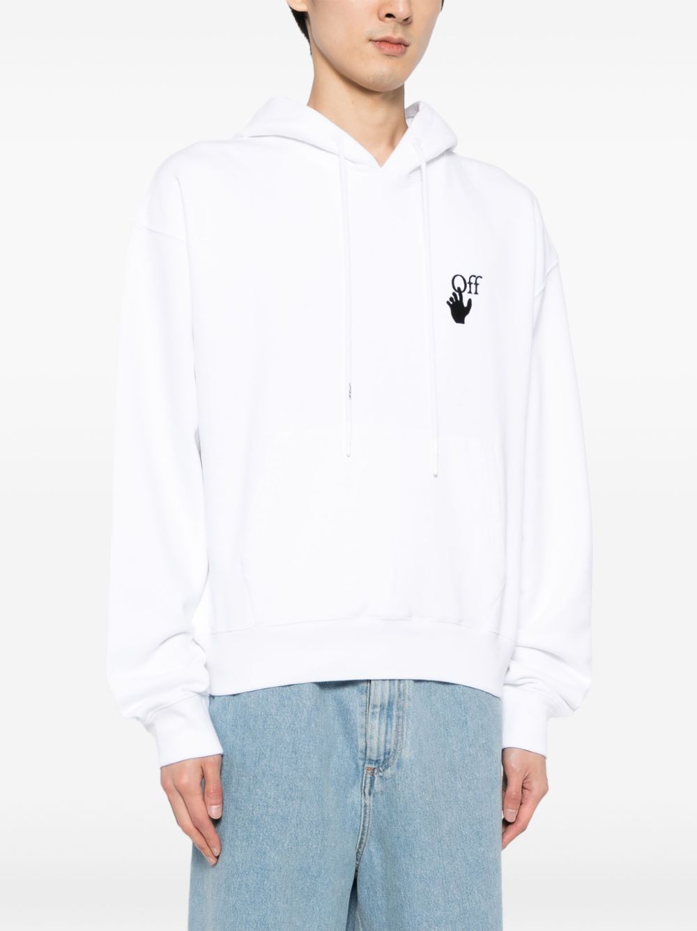 Graphic-Print Cotton Hoodie