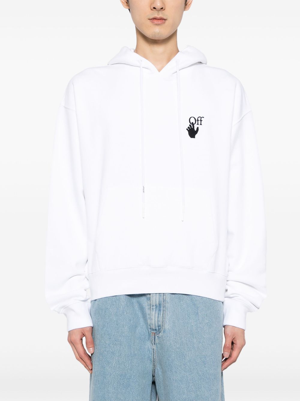 Graphic-Print Cotton Hoodie