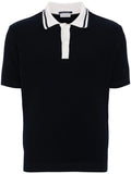 Fine-Ribbed Cotton Polo Shirt