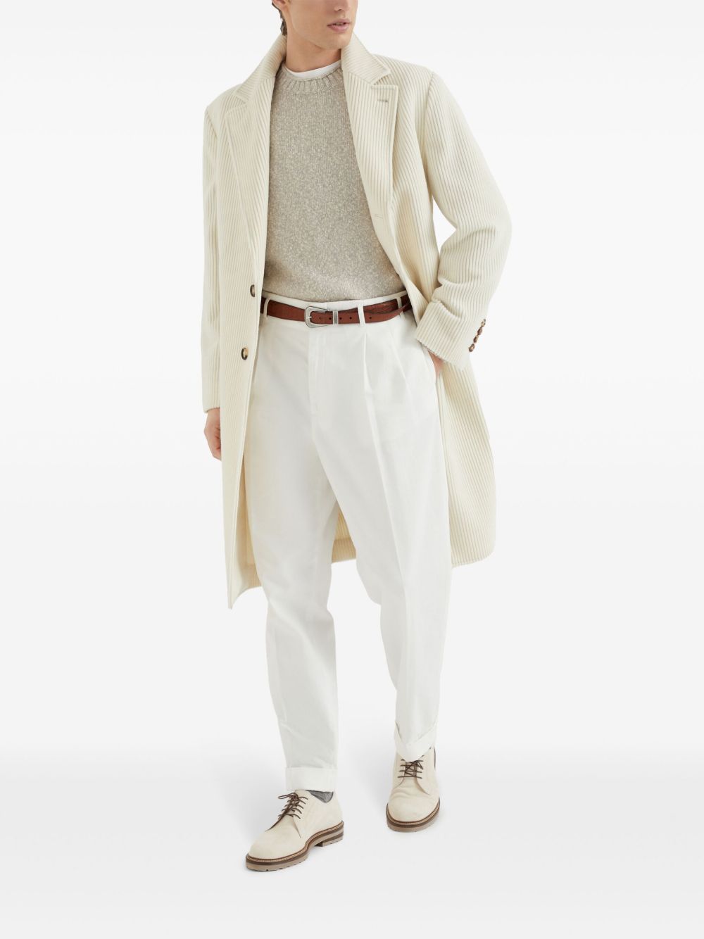 Crew-Neck Mélange Jumper