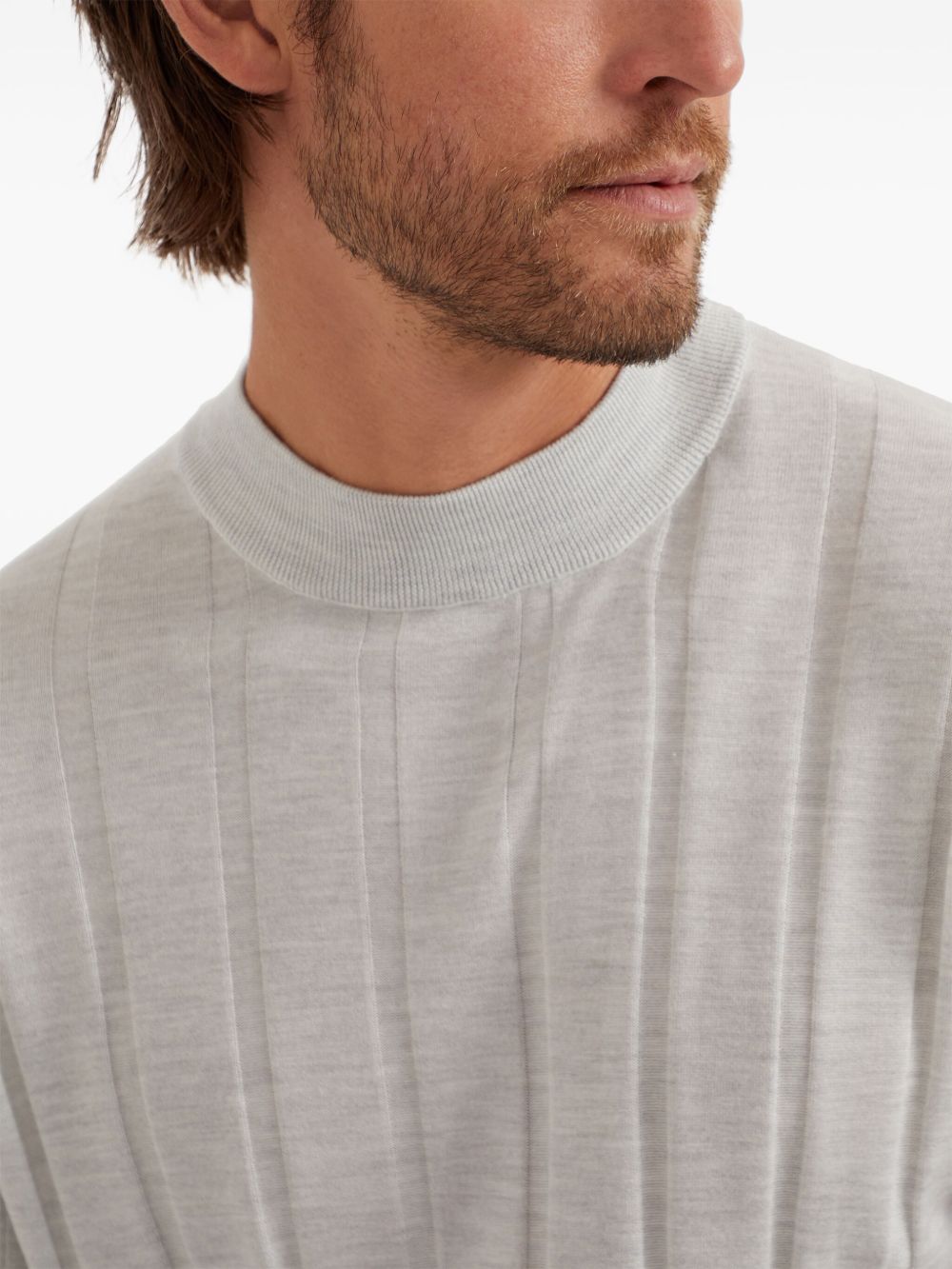 Ribbed Turtleneck Jumper