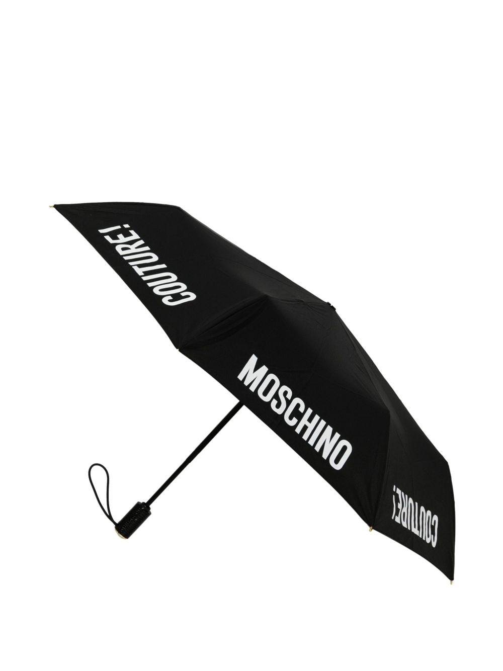 logo lettering-print foldable umbrella