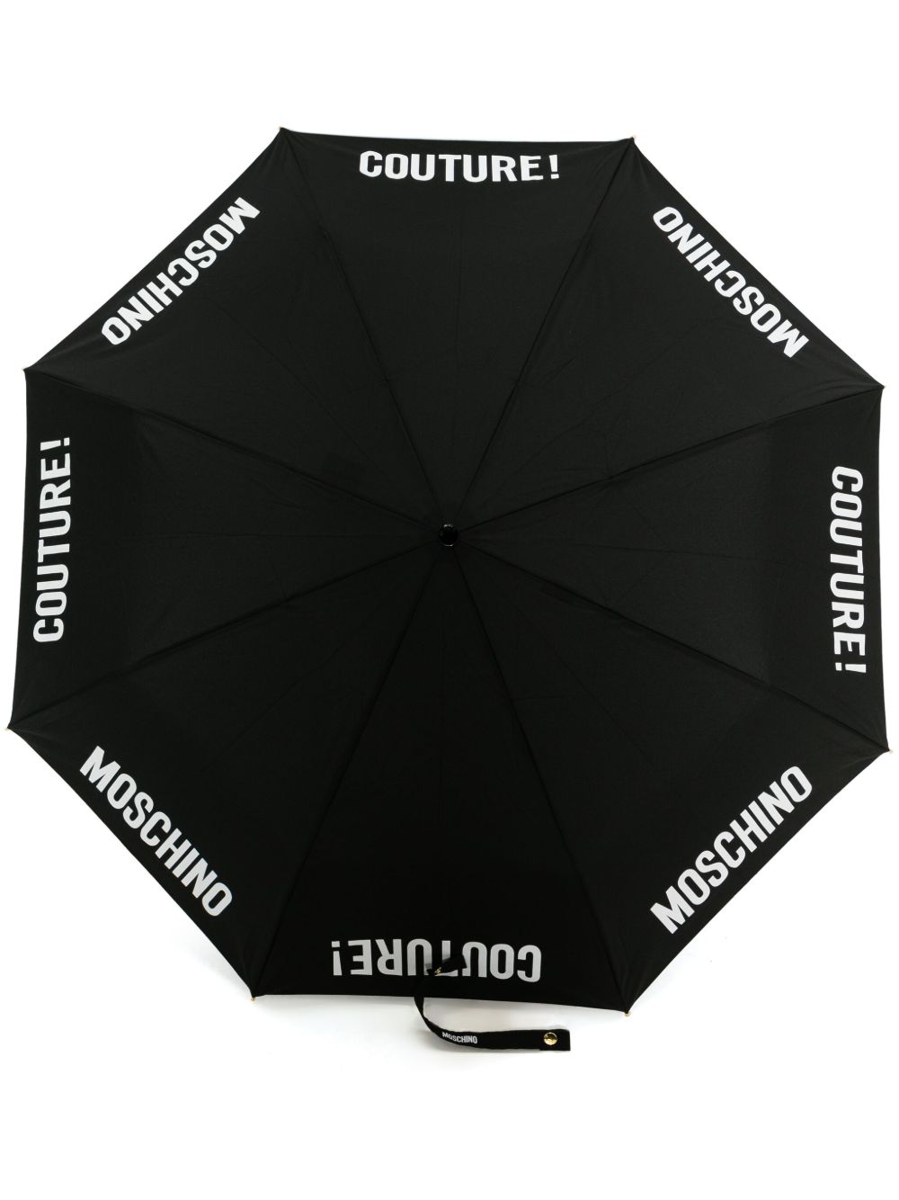 logo lettering-print foldable umbrella