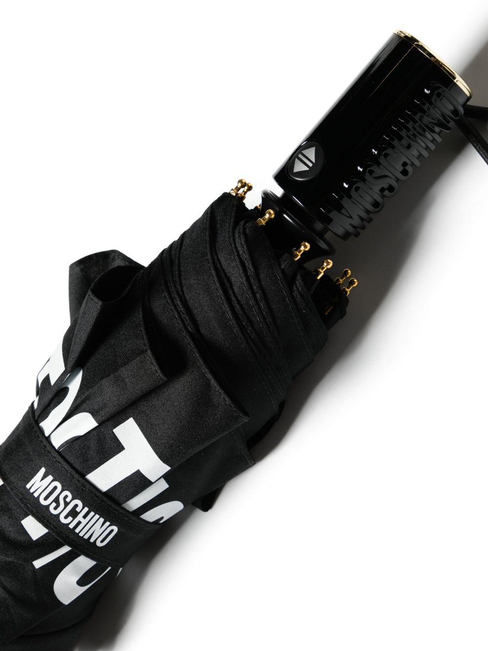 logo lettering-print foldable umbrella