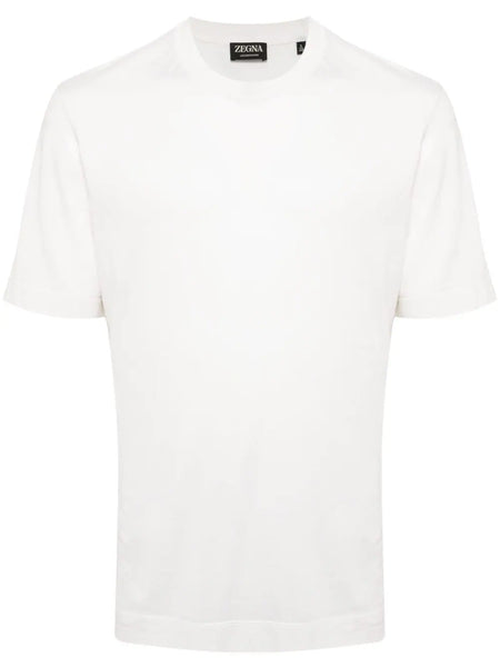 Crew-Neck Silk-Blend T-Shirt
