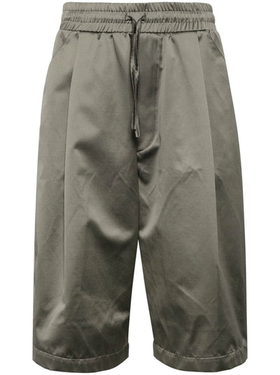Drawstring-Waist Bermuda Shorts