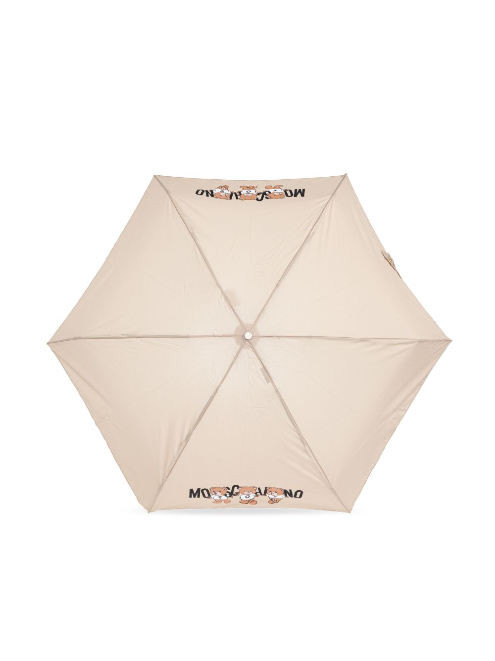 teddy bear-logo print compact umbrella 