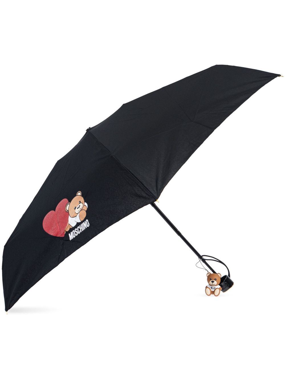 teddy bear-print compact umbrella 