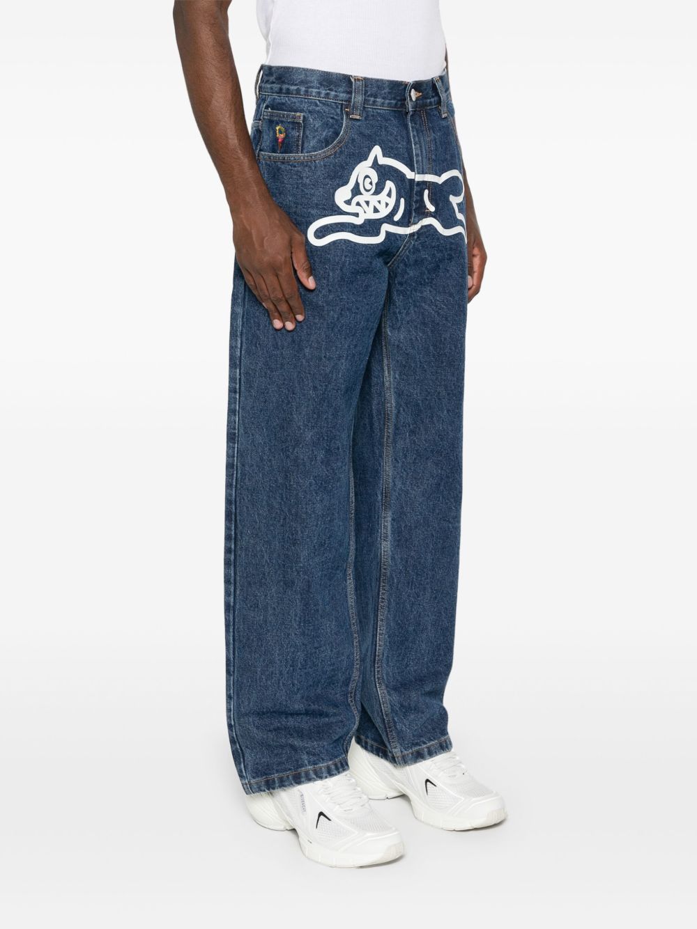 Running Dog Double Scoop straight jeans