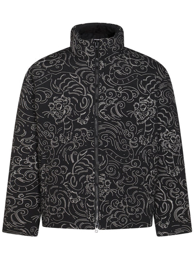 Floral-Print Padded Jacket