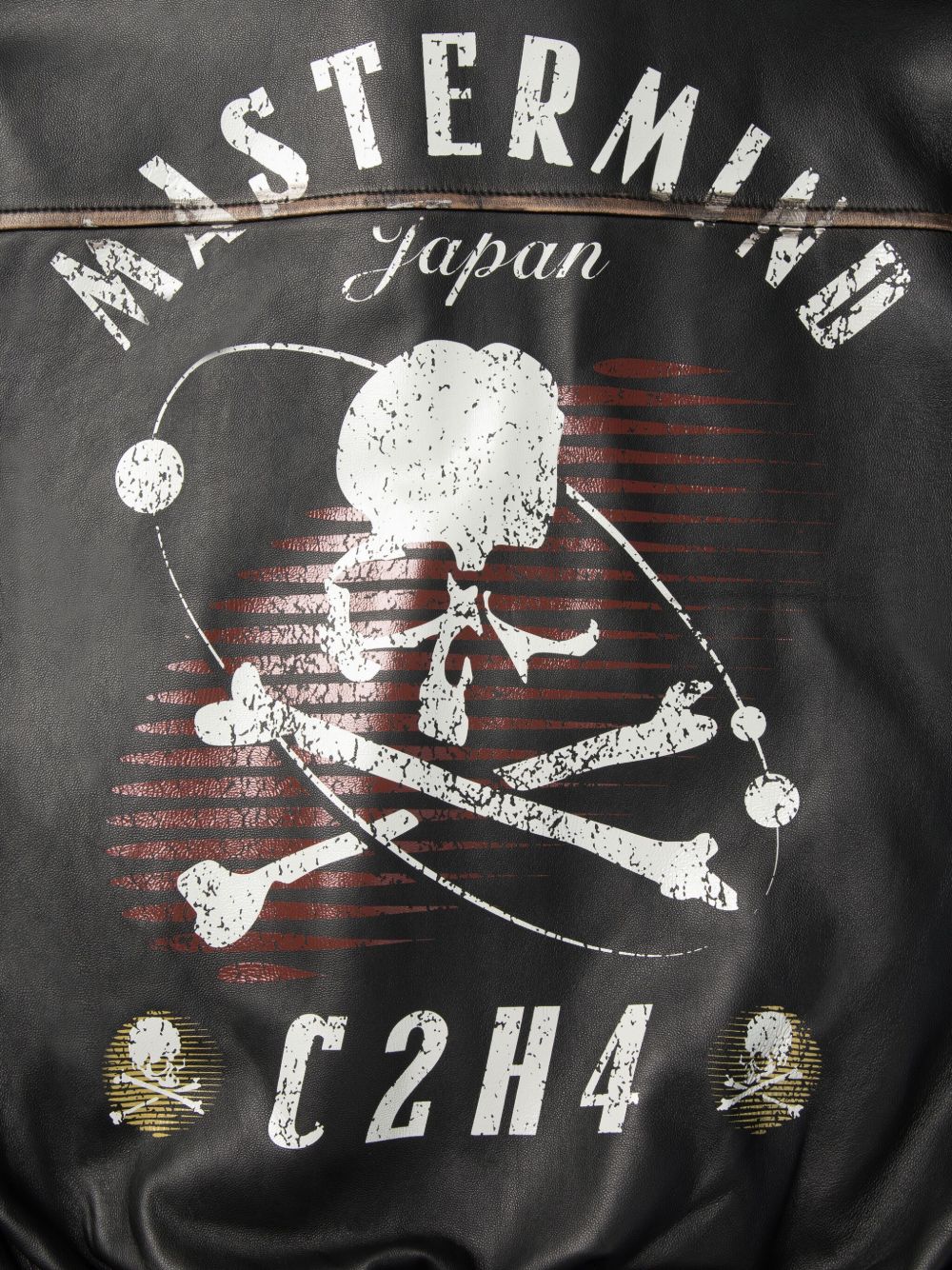 X C2h4 Leather Bomber Jacket