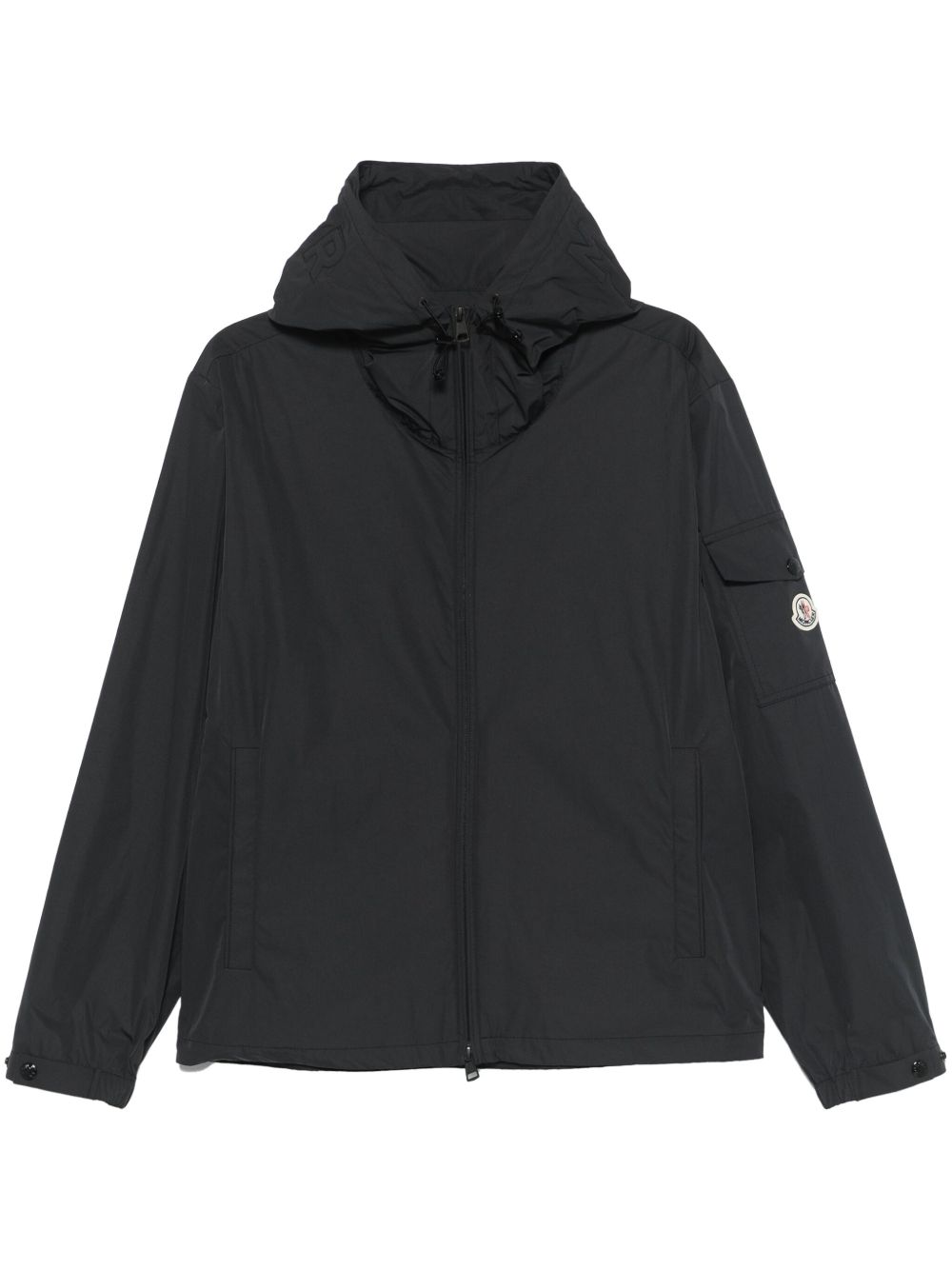 lens-detail hooded jacket 