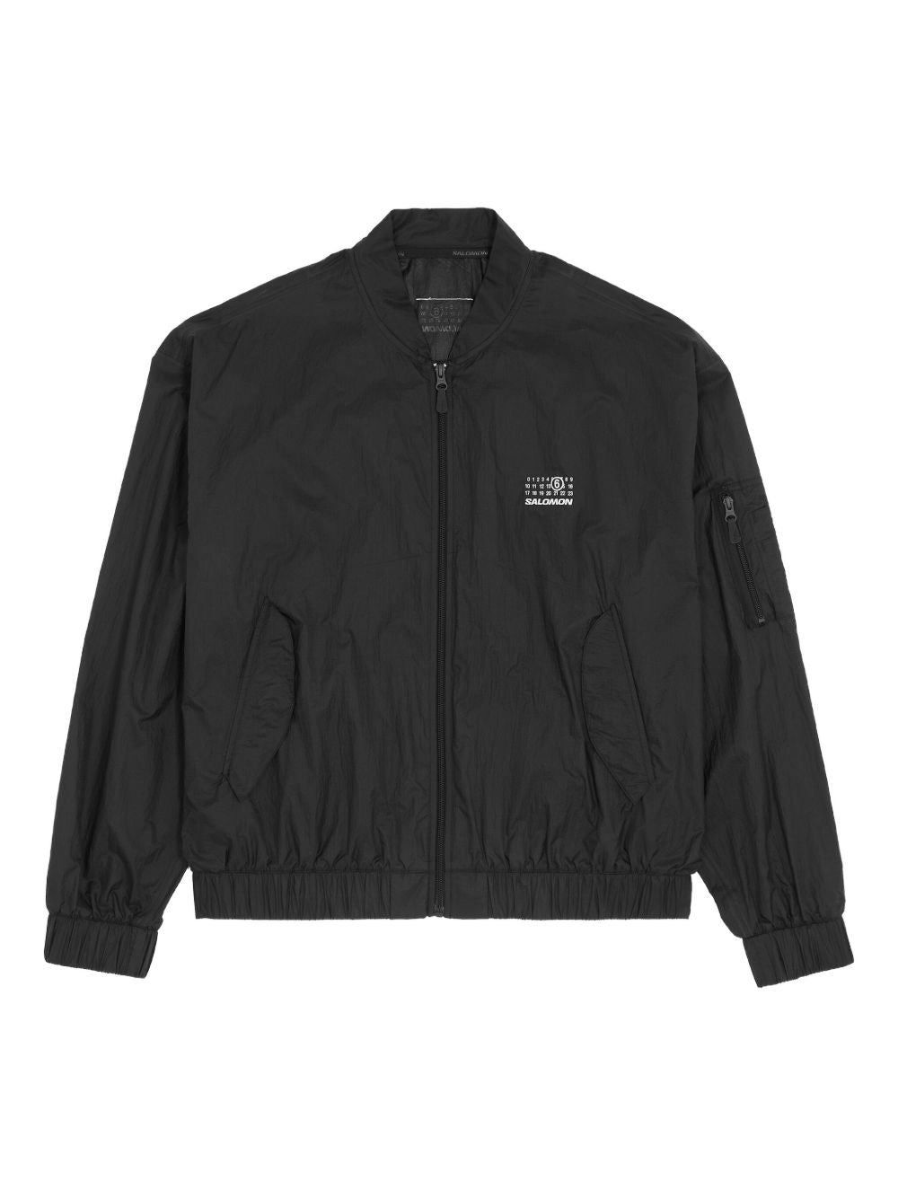 x Salomon numbers-print jacket