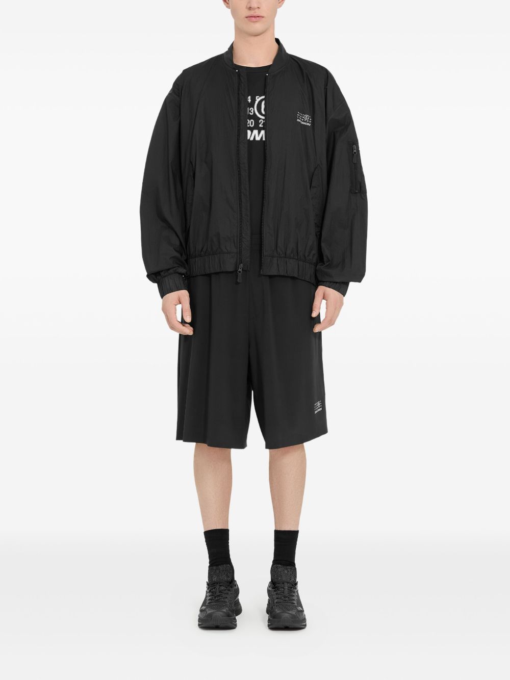 x Salomon numbers-print jacket