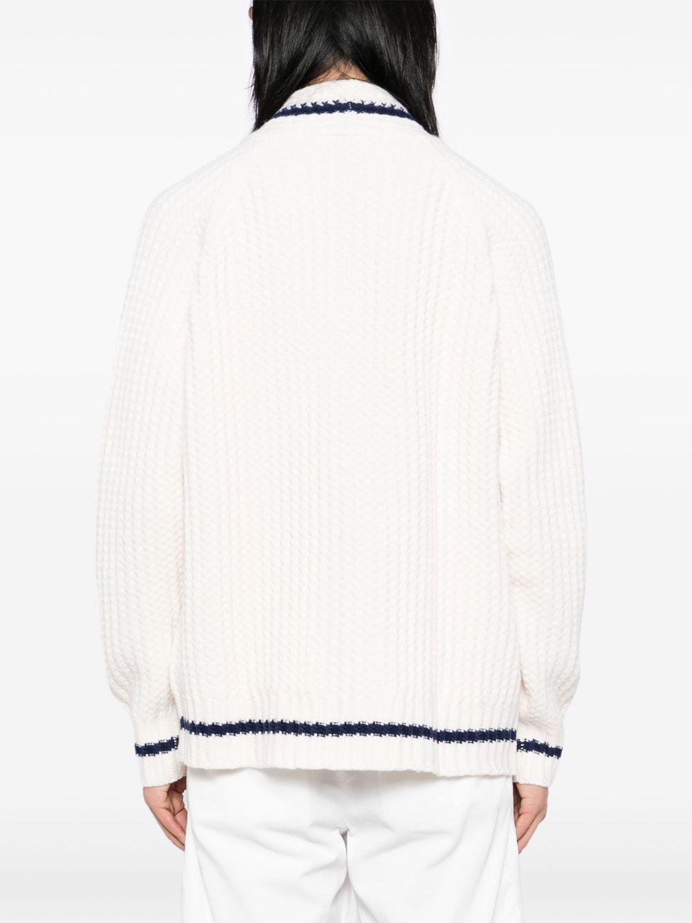 Logo Patched Cardigan