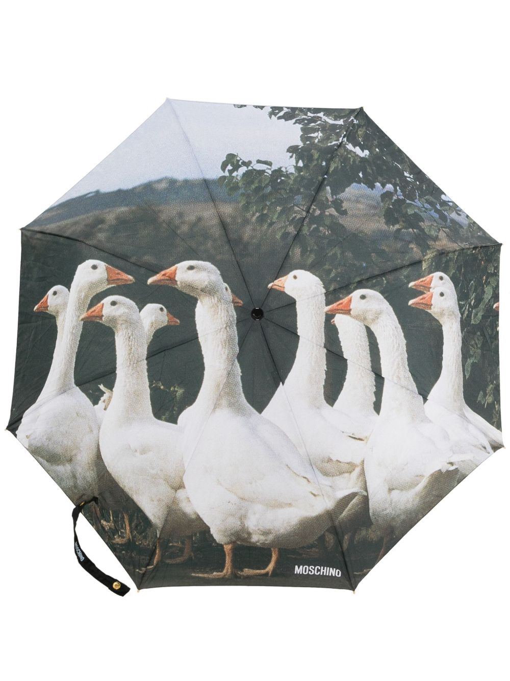 graphic-print umbrella 