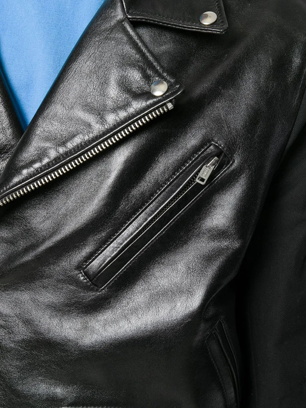 Panelled Biker Jacket