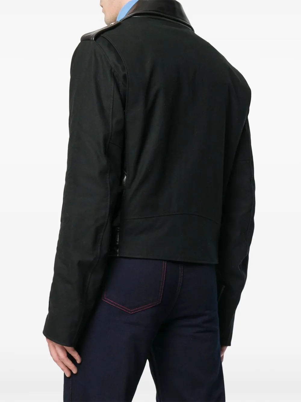 Panelled Biker Jacket