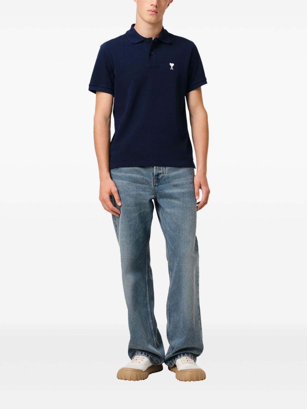 Embroidered Logo Polo Shirt
