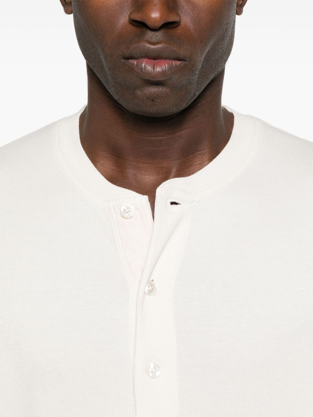 Fine-Ribbed T-Shirt