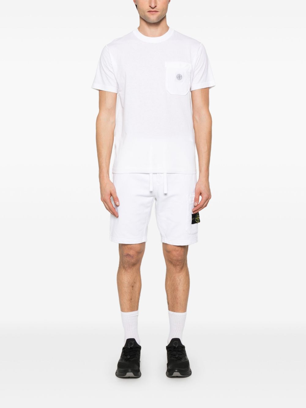 Compass-motif T-shirt