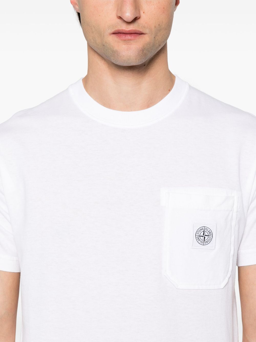 Compass-motif T-shirt