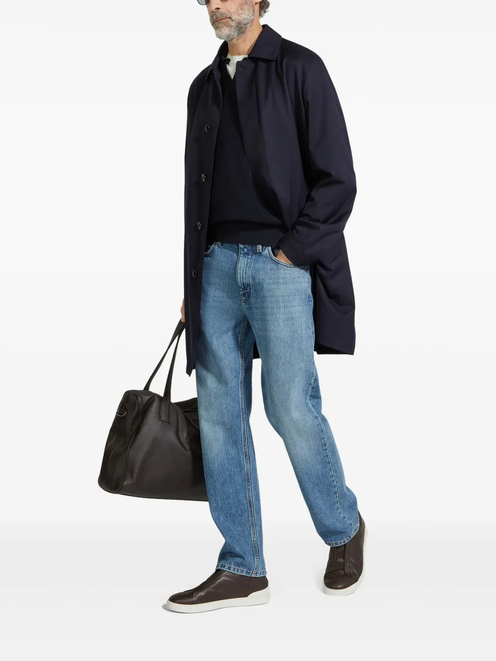Button-Up Raincoat