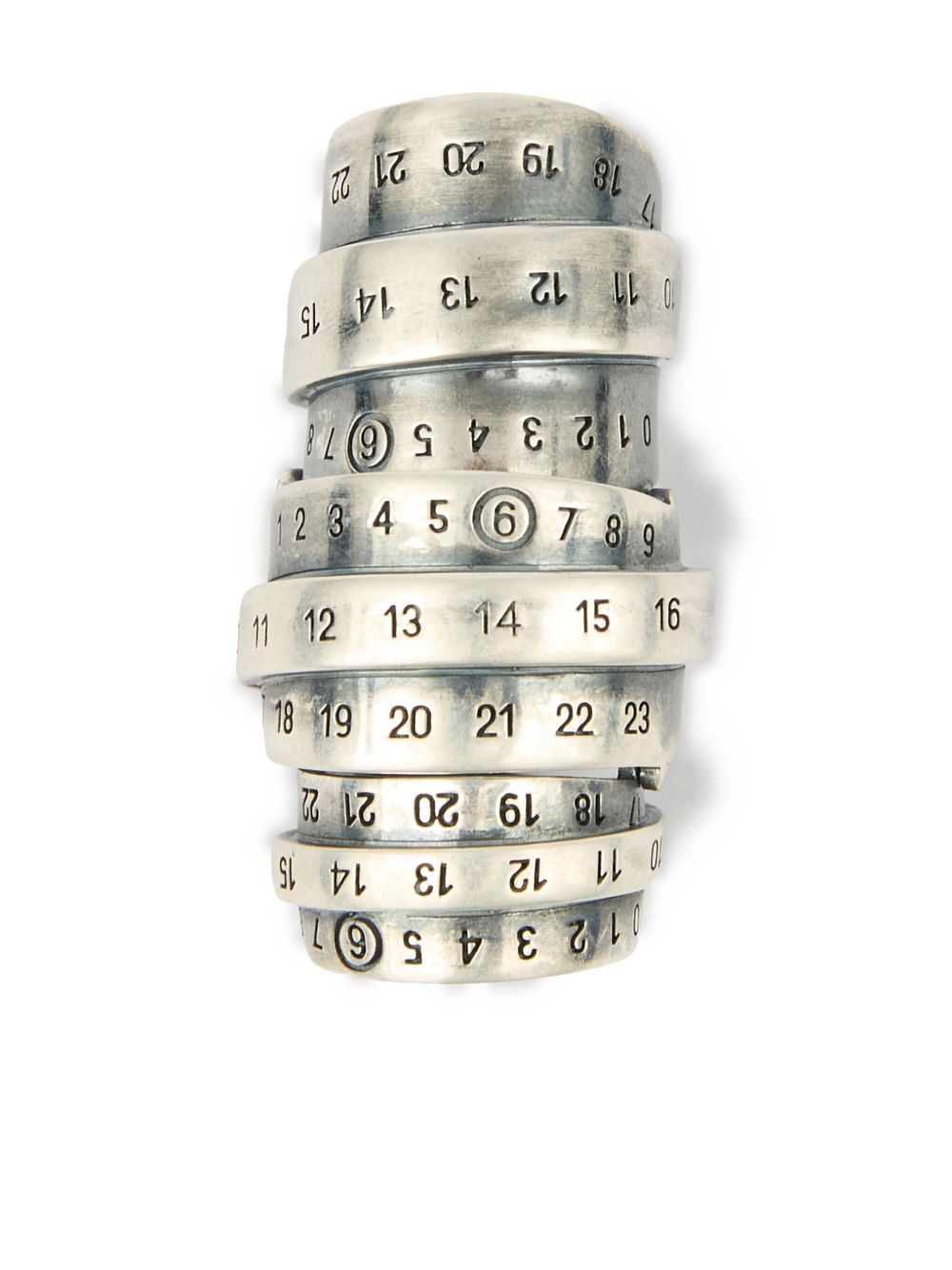 Signautre Numbers motif ring 