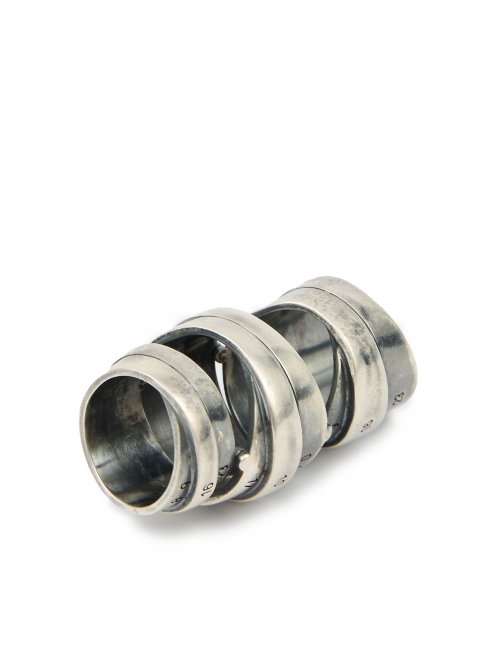 Signautre Numbers motif ring 