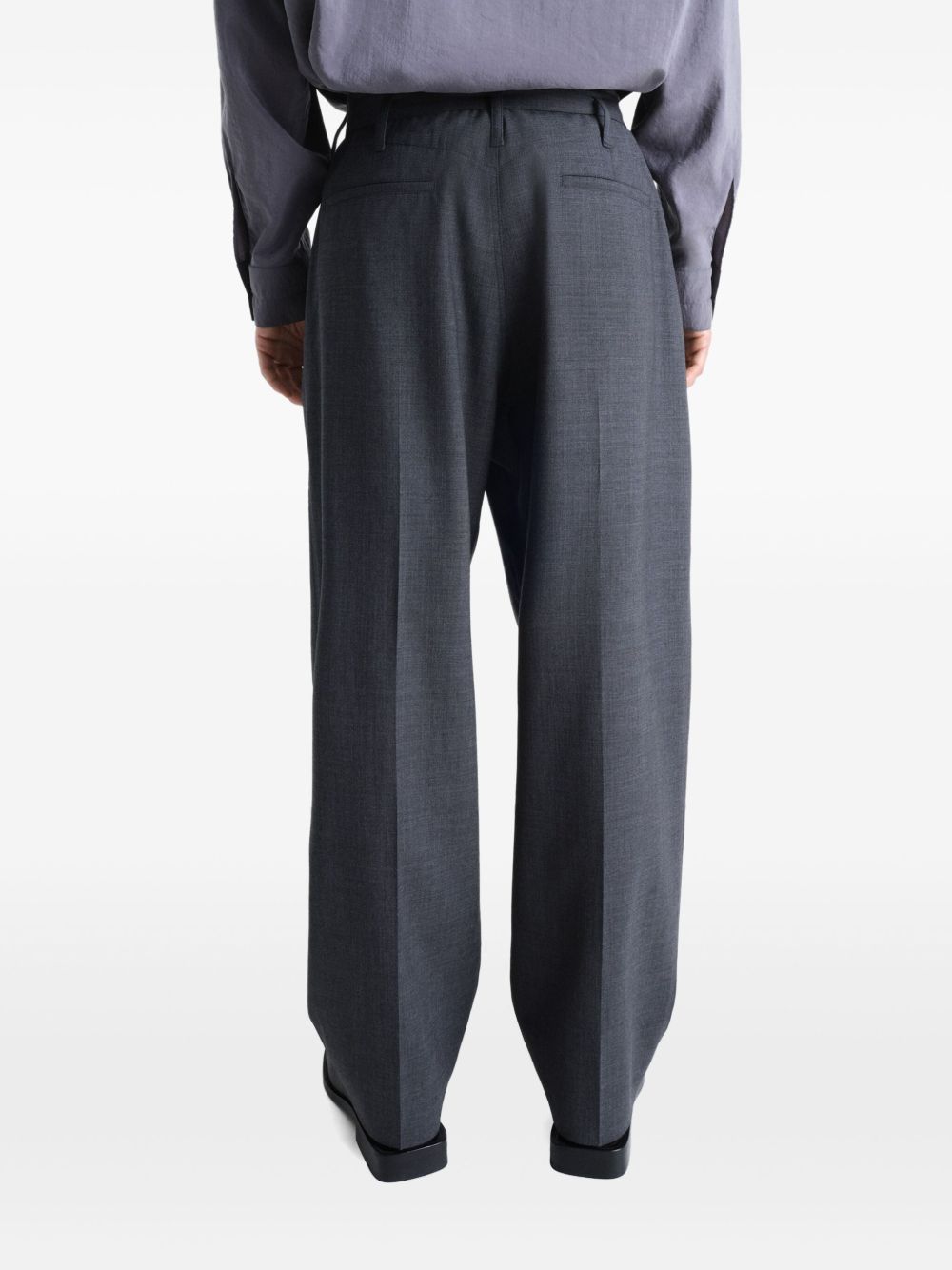 Belted Pleated Trousers