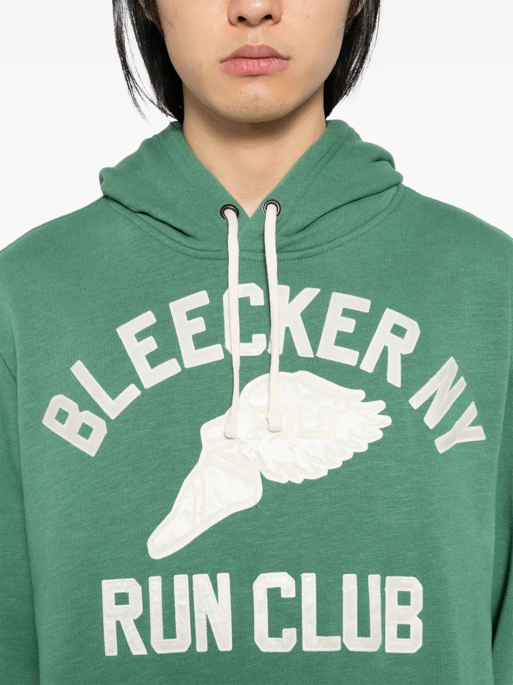 Slub Fleece Graphic Hoodie