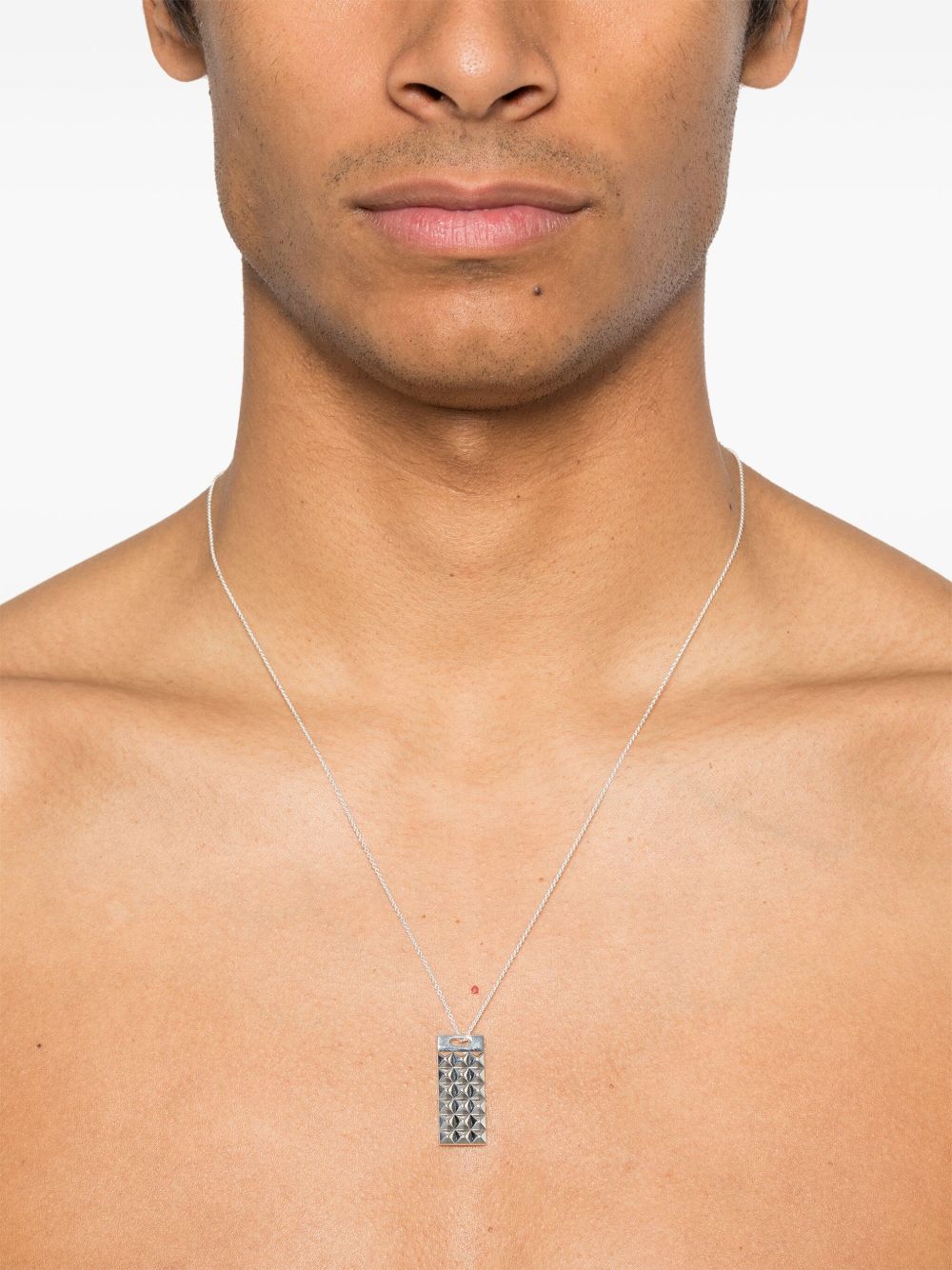 pyramid-pendant necklace