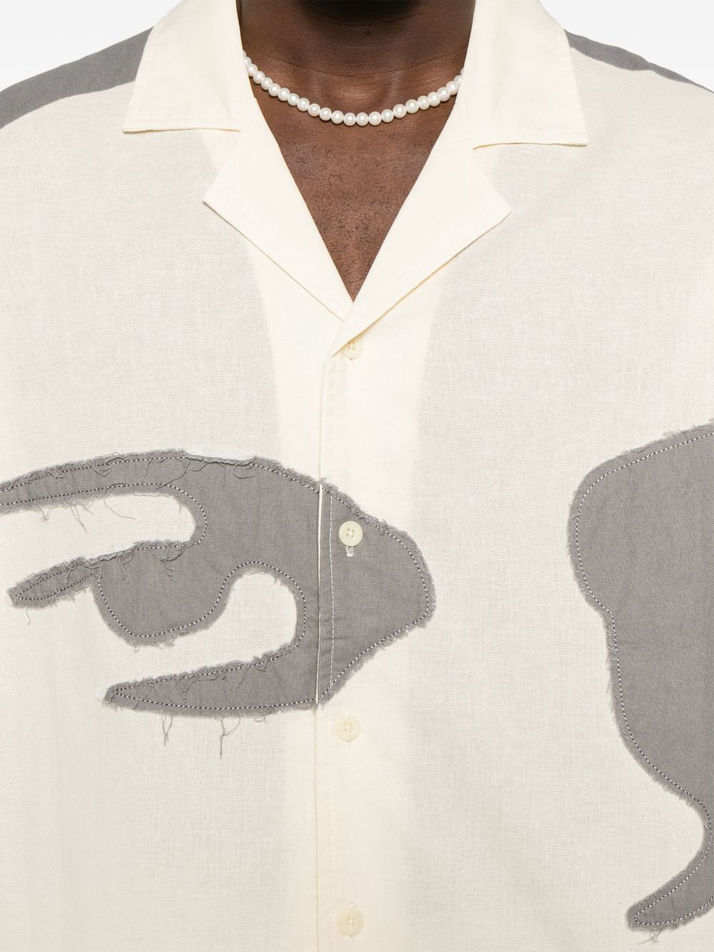 Patchwork-Face Shirt