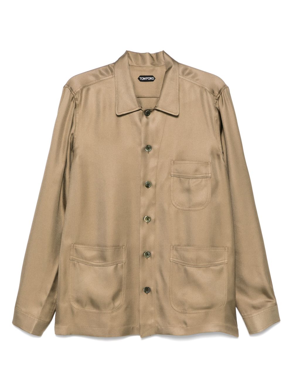 silk twill shirt