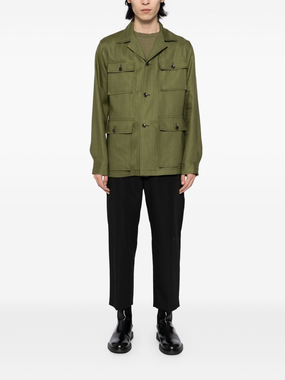 Linen Shirt Jacket