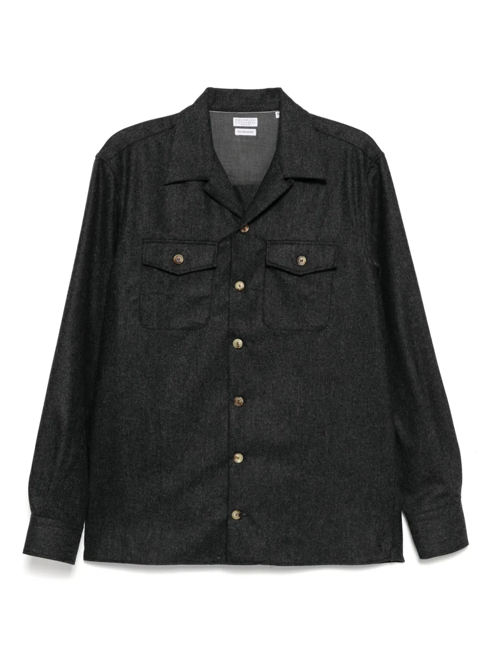 Virgin Wool Long-Sleeves Shirt