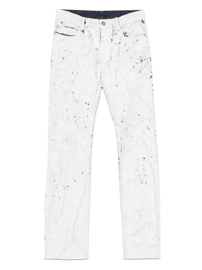 Cracked-Effect Jeans