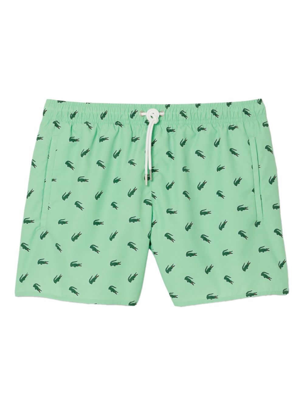 Crocodile-Print Swim Shorts