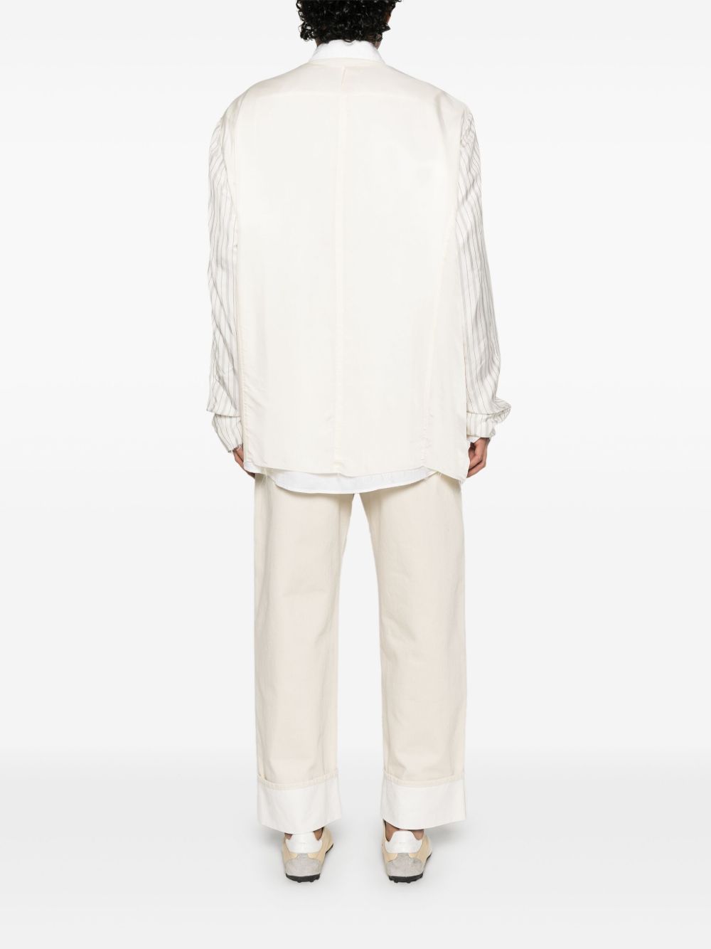 panelled shirt jacket