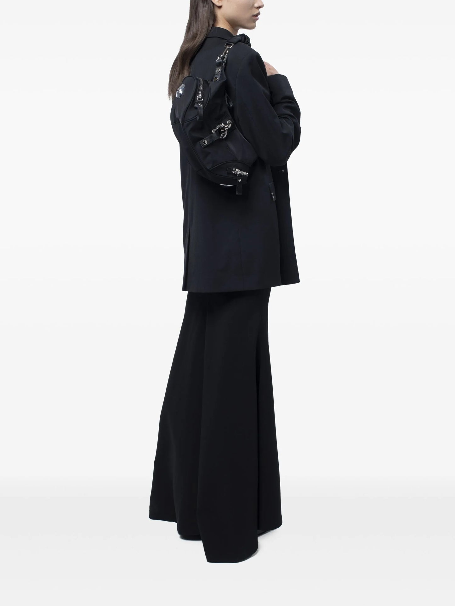 Scrunched-Handle Shoulder Bag