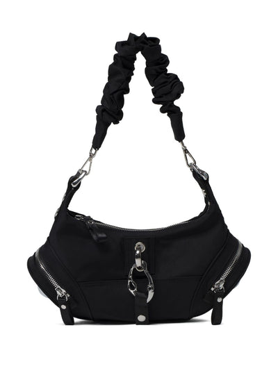 Scrunched-Handle Shoulder Bag