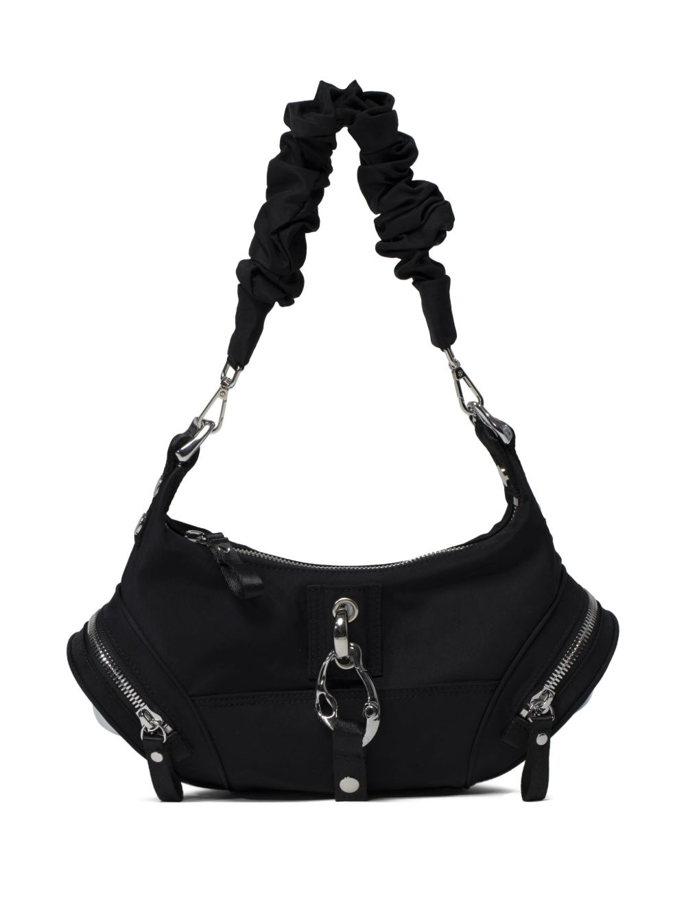 Scrunched-Handle Shoulder Bag