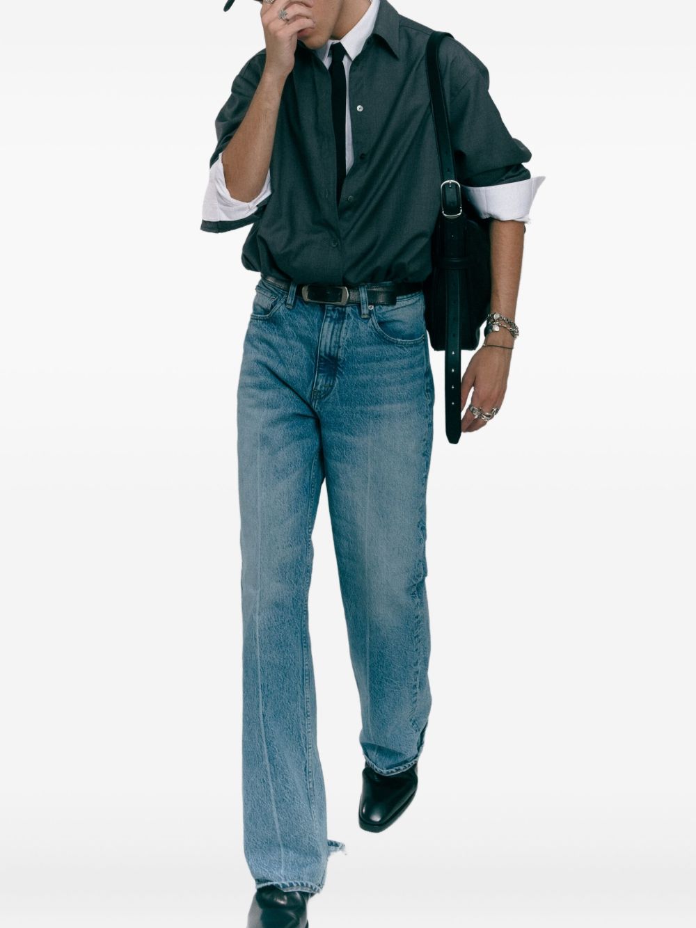 medium Rider leather shoulder bag