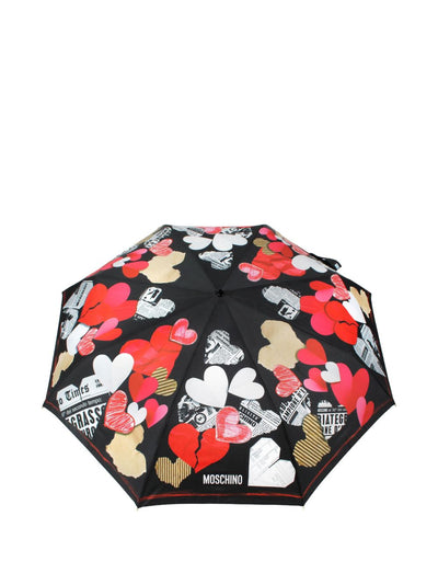 Heart-Print Umbrella