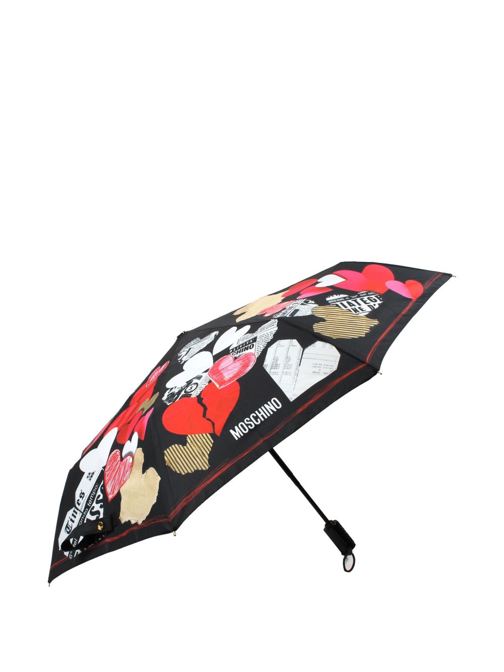 heart-print umbrella