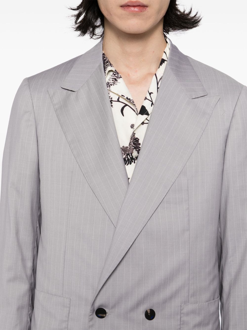 pinstripe suit
