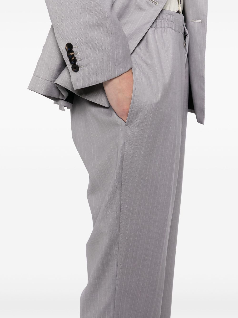 pinstripe suit