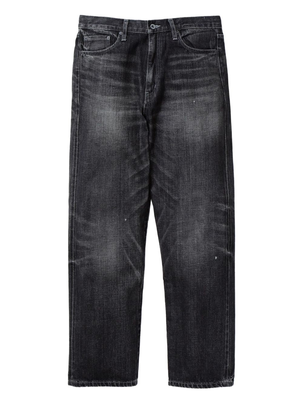 faded-effect jeans